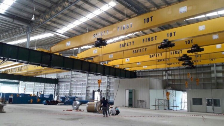 Single girder crane 10 tons